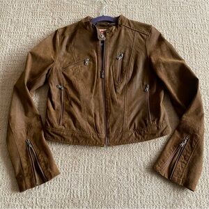 Levi’s Brown Suede Moto Jacket